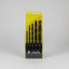 Jogo 5 Brocas Metal Tamanho 4/5/6/8/10 Mm Com Estojo