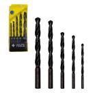 Jogo 5 Brocas Metal Tamanho 4/5/6/8/10 Mm Com Estojo