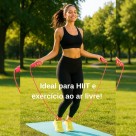 Corda De Pular Com Contador Exercício Ajustável 2.50m Sortida