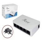 Switch 5 Portas Fast Rj45 Ethernet 10/100 Mbps Knup