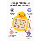 Brinquedo Labirinto Patinho Caneta Magnética Jogo E Diversão
