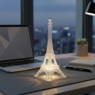 Abajur Luminária Torre Eiffel Led De Mesa Sem Fio Quarto13,5 cm