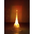 Abajur Luminária Torre Eiffel Led De Mesa Sem Fio Quarto13,5 cm
