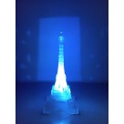 Abajur Luminária Torre Eiffel Led De Mesa Sem Fio Quarto13,5 cm