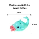 Brinquedo Golfinho Lança Bolhas de Sabão Infantil