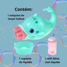 Brinquedo Golfinho Lança Bolhas de Sabão Infantil