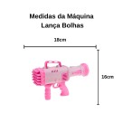 Brinquedo Lança-Bolhas Infantil Automático Diversão Ar Livre