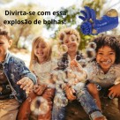 Brinquedo Lança Bolhas Luva Infantil Diversão Ar Livre