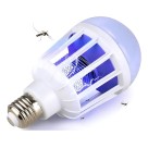 Lâmpada Mata Mosquito Mosca Multifuncional C Luz 15w Led 110
