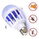 Lâmpada Mata Mosquito Mosca Multifuncional C Luz 15w Led 110