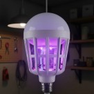 Lâmpada Mata Mosquito Mosca Multifuncional C Luz 15w Led 110