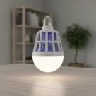 Lâmpada Mata Mosquito Mosca Multifuncional C Luz 15w Led 110