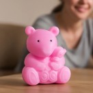 Abajur Luminária Urso Led De Mesa Sem Fio Quarto 6cm Sortido