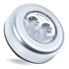 Luminária Toque Lâmpada 3 Leds Guarda Roupas Armário Carro 