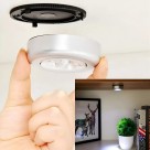 Luminária Toque Lâmpada 3 Leds Guarda Roupas Armário Carro 