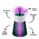 Luminária Mata Mosquito Led Uv Eletrônico Pernilongos Insetos