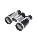 Binóculo Plástico 10cm Infantil Preto Cinza Brinque