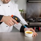 Maçarico Culinário Portátil Multiuso Com Controle De Chama
