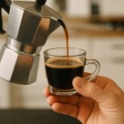 Jogo C/ 6 Xicaras De Vidro Transparente P/ Café Lisa 90ml