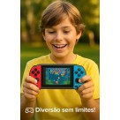 Game Portátil 16gb Tela 7 Jogos Diversos Azul /Vermelho