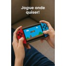 Game Portátil 16gb Tela 7 Jogos Diversos Azul /Vermelho