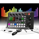 Placa Mesa Som Profissional Portátil Efeito Sonoro Interface