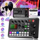 Placa Mesa Som Profissional Portátil Efeito Sonoro Interface