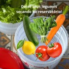Centrífuga De Salada Secador Verduras Manual 4,5 Litros Cor Sortida