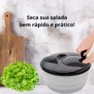 Centrífuga De Salada Secador Verduras Manual 4,5 Litros Cor Sortida