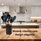 Conjunto de Utensílios de Silicone 7 Peças cor Sortida