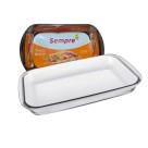 Assadeira de Vidro Temperado 4L Retangular Forno Micro-ondas