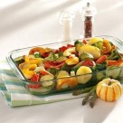 Assadeira de Vidro Temperado 4L Retangular Forno Micro-ondas