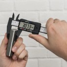 Paquímetro Digital Profissional Trabalhos Estudos Estojo