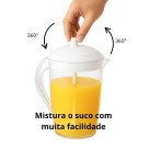 Jarra Misturadora Plástica 2 Litros com Pá Interna