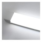 Luminária Tubular Sobrepor Led Slim 80w Branco Frio 120cm