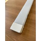 Luminária Tubular Sobrepor Led Slim 80w Branco Frio 120cm