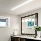 Luminária Tubular Sobrepor Led Slim 80w Branco Frio 120cm