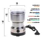 Moedor Café Triturador Elétrico De Grãos Sementes Ervas 110v