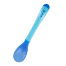 Colher Infantil Termo Sensível Proteção Silicone Bebe Azul