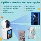 Câmera de Segurança Crianças Chamada de Vídeo em Tela Hd