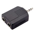 Plug Adaptador P2 Estéreo x 2 Jack J10 Mono