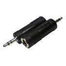 Plug Adaptador P2 Estéreo x Jack J10 Estéreo