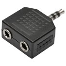 Plug Adaptador P2 Estéreo x 2 Jack J2 Mono