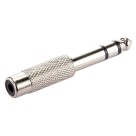 Plug Adaptador P10 Estéreo x Jack Rca Metal