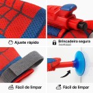 Luva Homem Aranha Lança Teia  Infantil Com Dardos