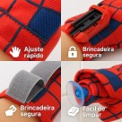 Luva Homem Aranha Lança Teia  Infantil Com Dardos