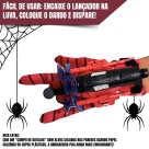 Luva Homem Aranha Lança Teia  Infantil Com Dardos