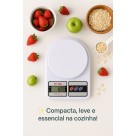 Balança de cozinha digital Pesa até 10kg branco
