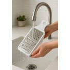 Ralador Branco De Legumes, Frutas E Queijos Com Reservatório