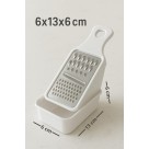 Ralador Branco De Legumes, Frutas E Queijos Com Reservatório